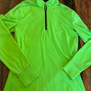 Lululemon Green Quarter-Zip Pullover